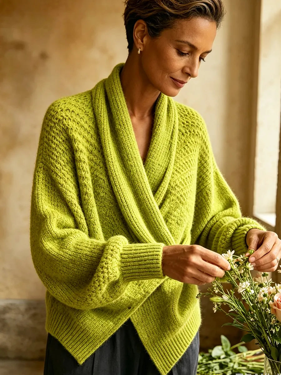 Freya | Women's Shawl Collar Wrap Sweater