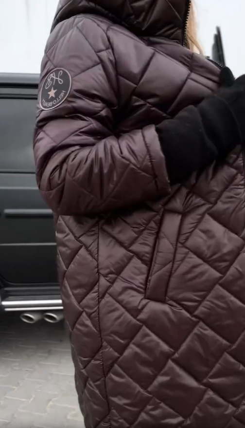 Rita | Women's Quilted Longline Hooded Jacket