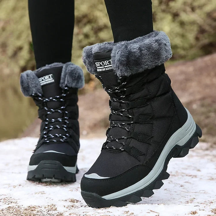 Maggie | Women's Quilted Lace-Up Winter Boots