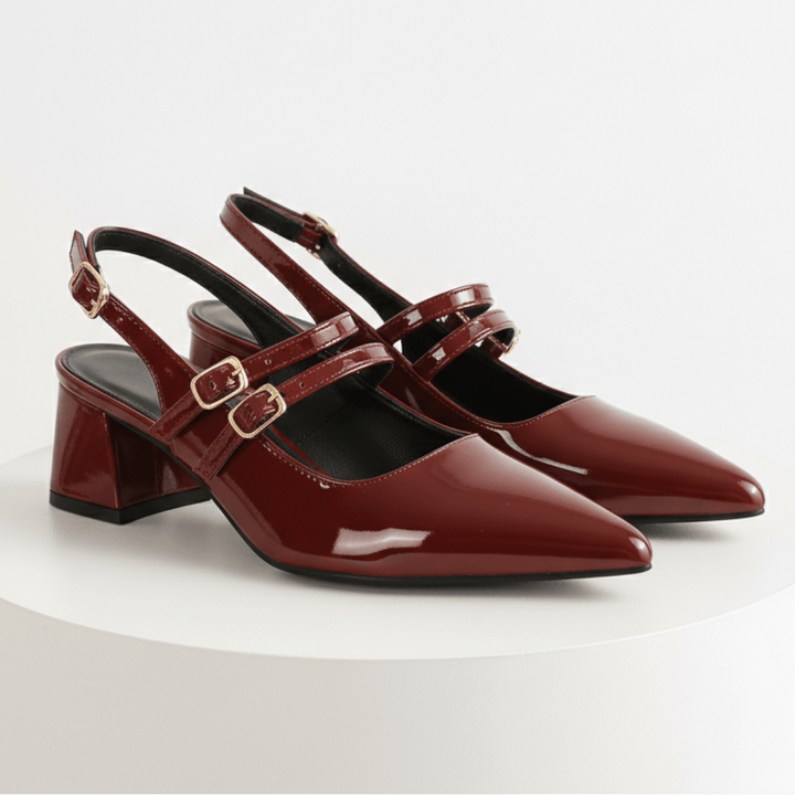 Clarissa | Women's Double Strap Slingback Heels