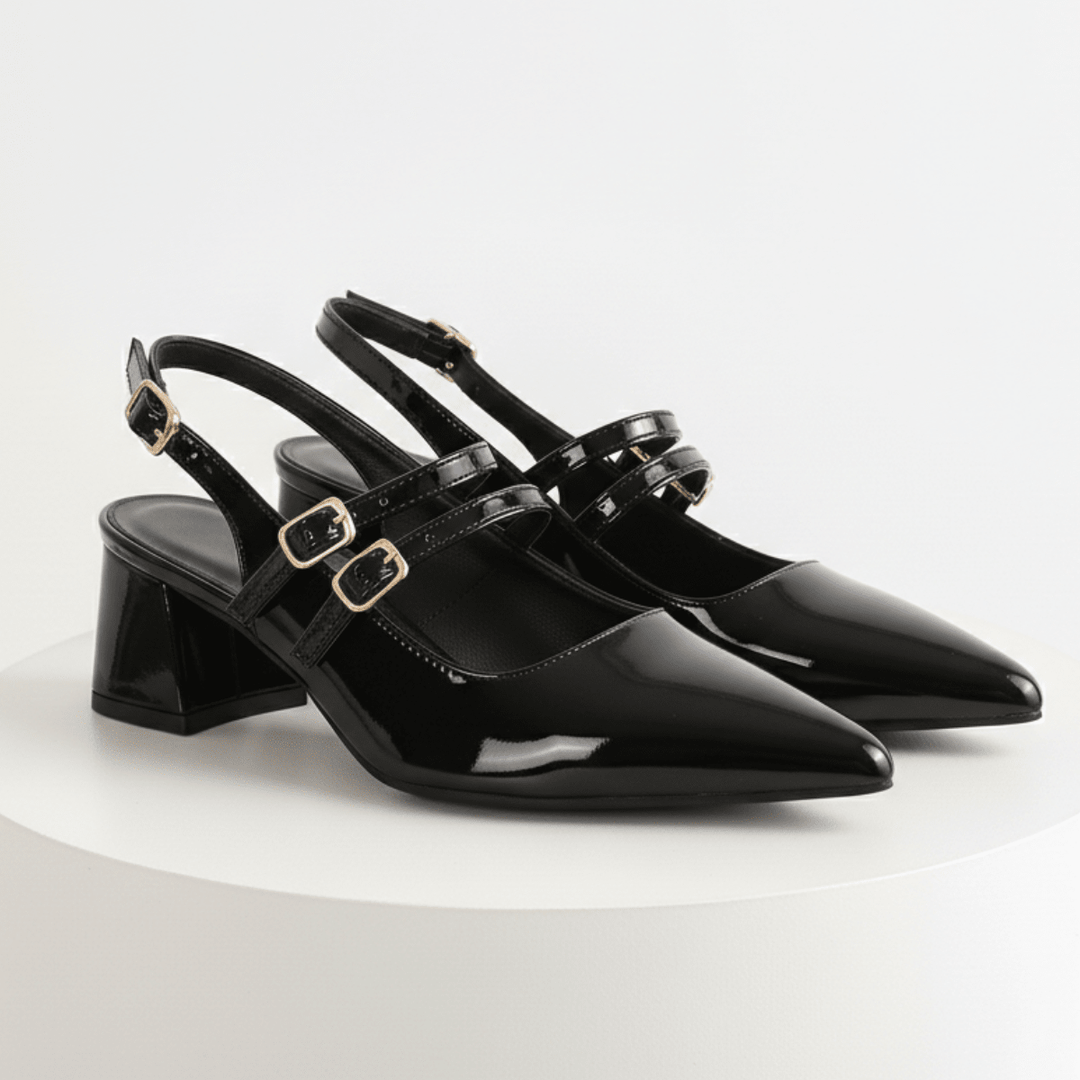 Clarissa | Women's Double Strap Slingback Heels