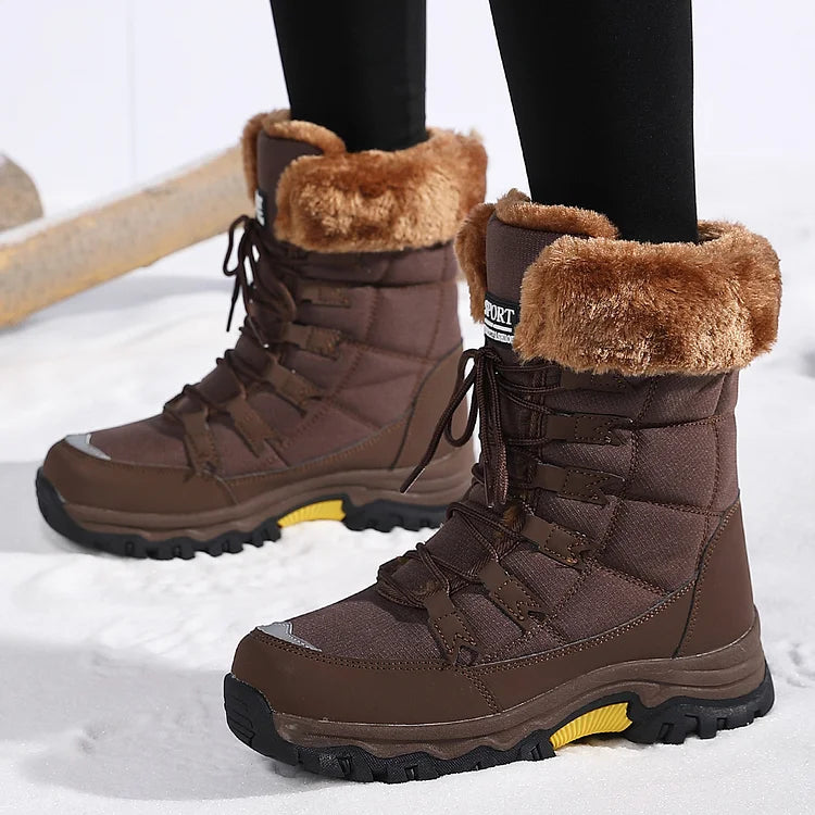 Maggie | Women's Quilted Lace-Up Winter Boots