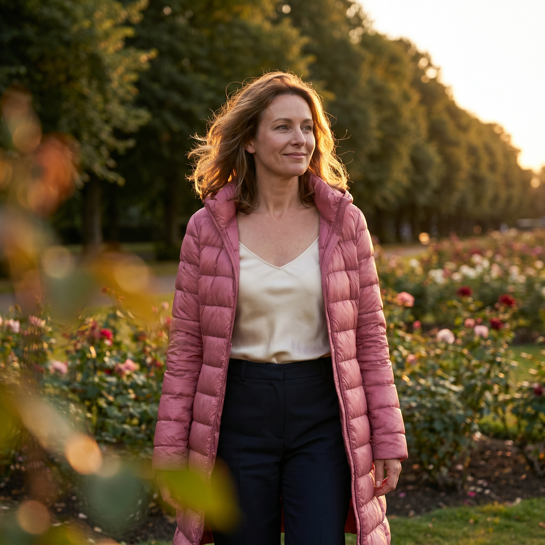 Lindsay | Women's Quilted Longline Hooded Puffer Jacket