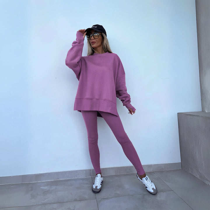 Mercedes | Women's Oversized Sweatshirt and Leggings Set