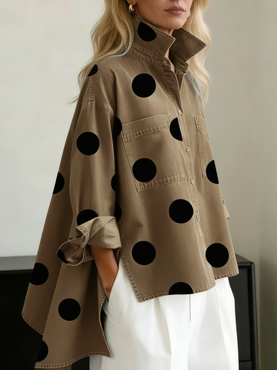 Marisa | Women's Polka Dot Overshirt