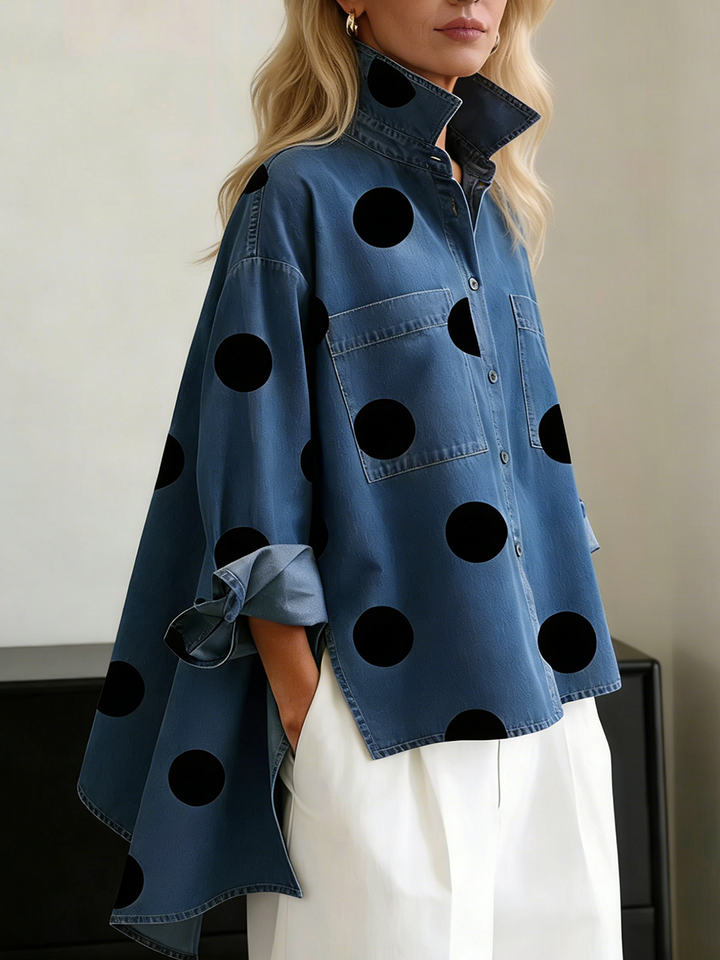Marisa | Women's Polka Dot Overshirt