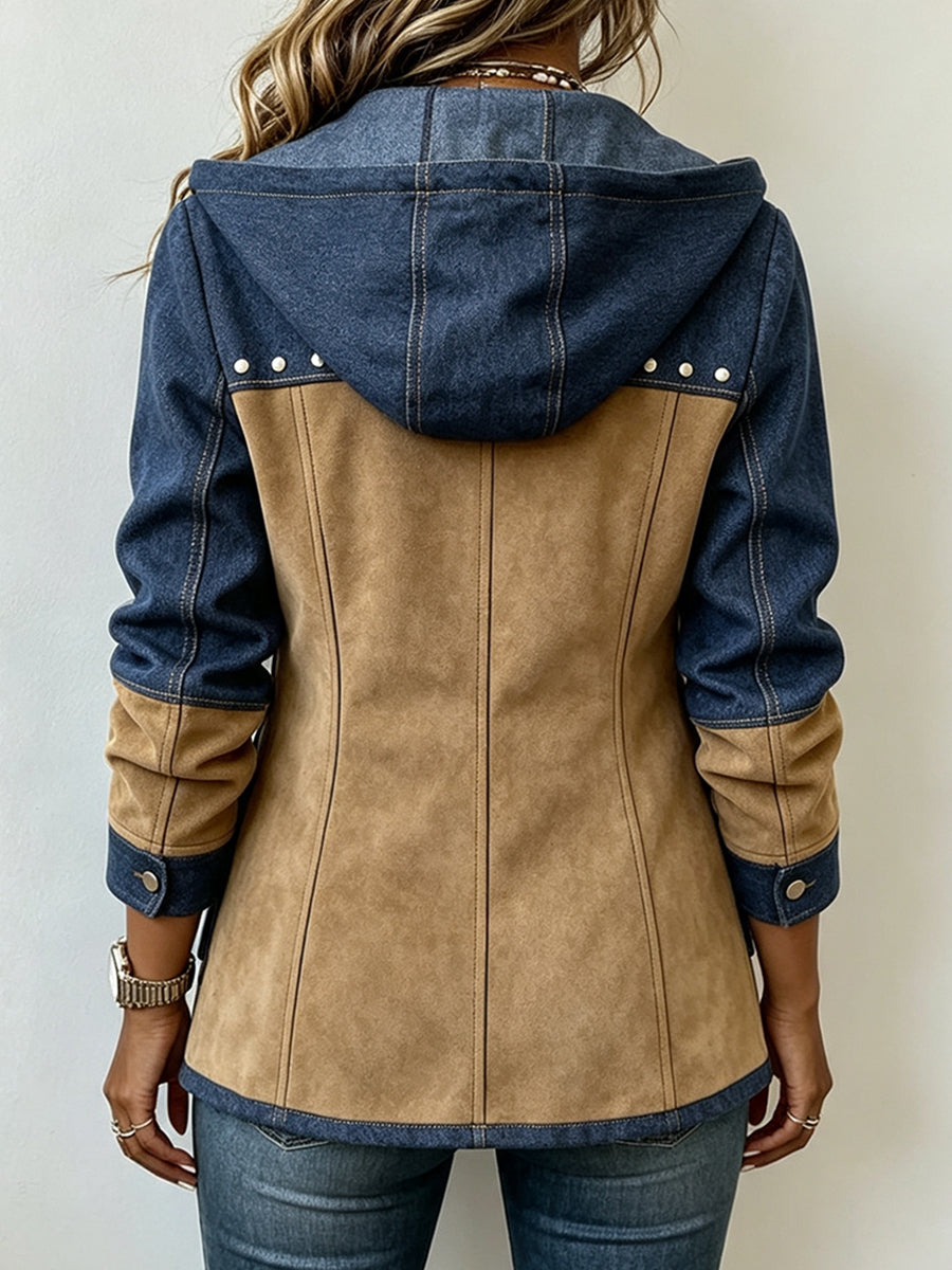 Matilda | Women's Two-Tone Hooded Jacket