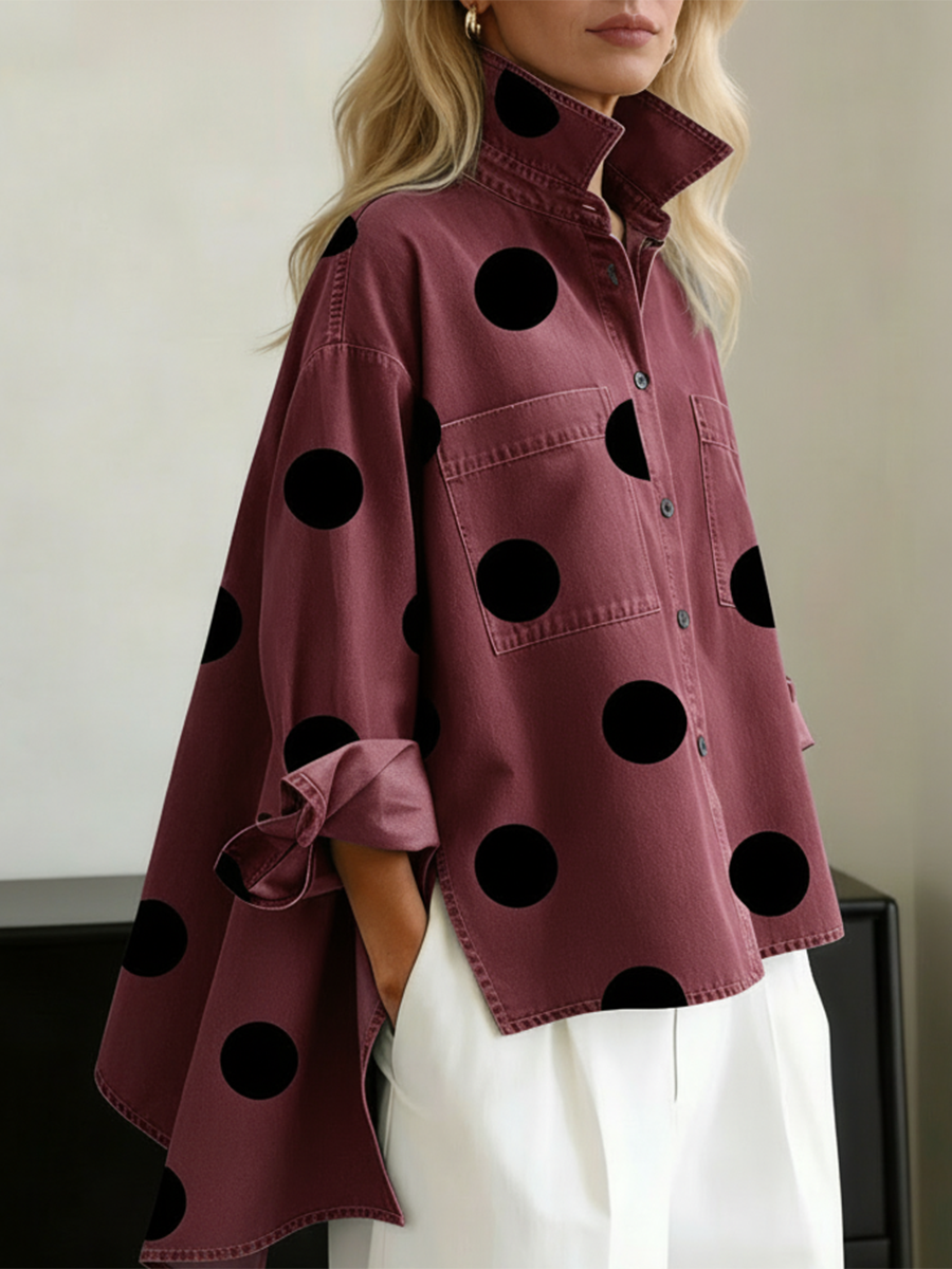 Marisa | Women's Polka Dot Overshirt