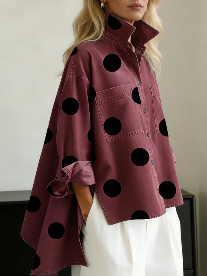 Marisa | Women's Polka Dot Overshirt