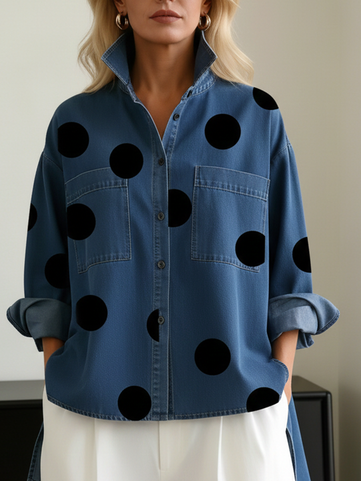 Marisa | Women's Polka Dot Overshirt