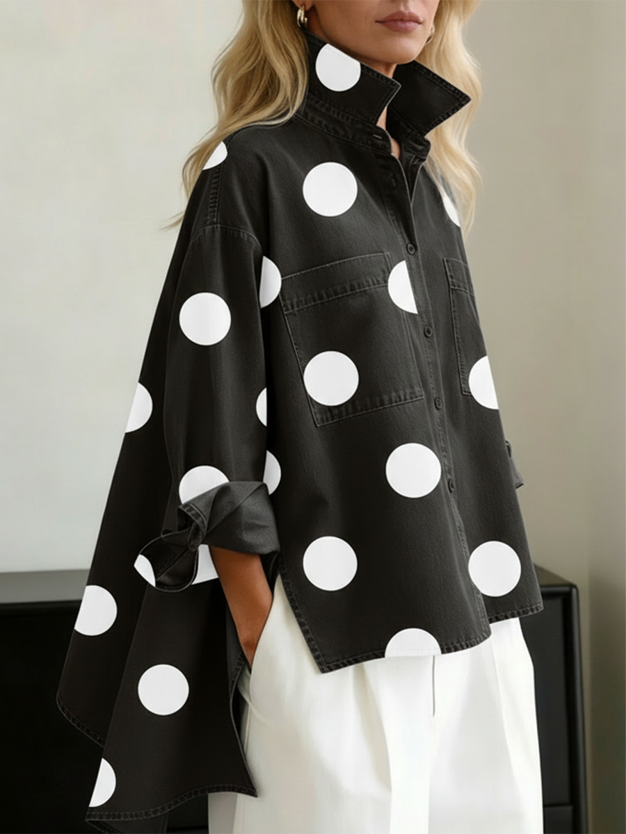 Marisa | Women's Polka Dot Overshirt