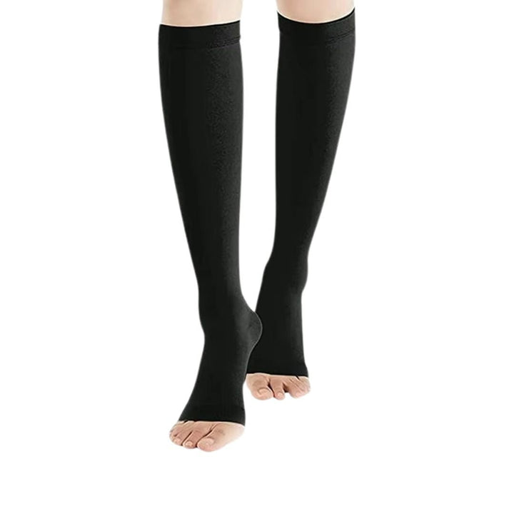 Penny | Women's Open Toe Compression Knee Socks