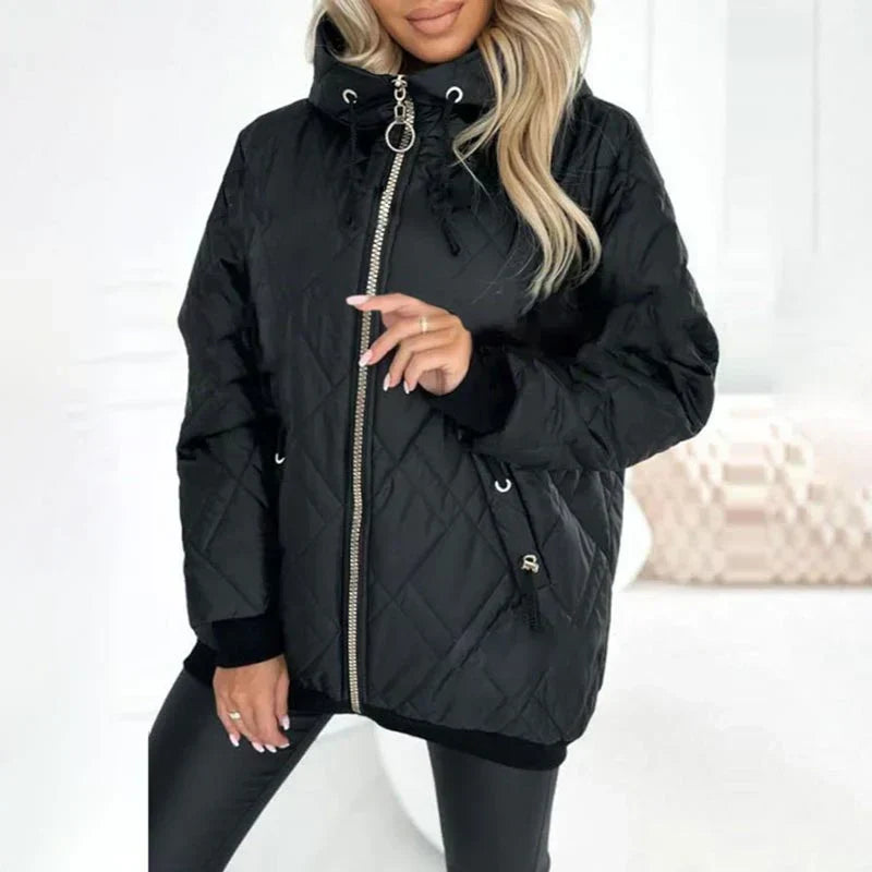 Adele | Women's Quilted Hooded Puffer Jacket