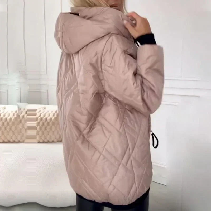 Adele | Women's Quilted Hooded Puffer Jacket