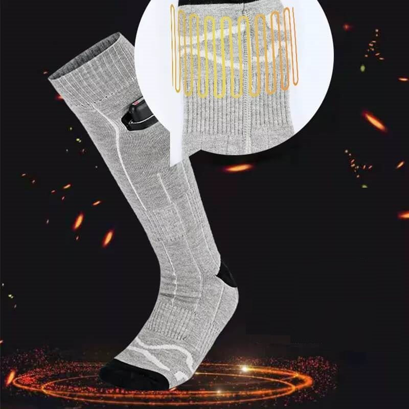 Lucille | Unisex Heated Knee-High Socks