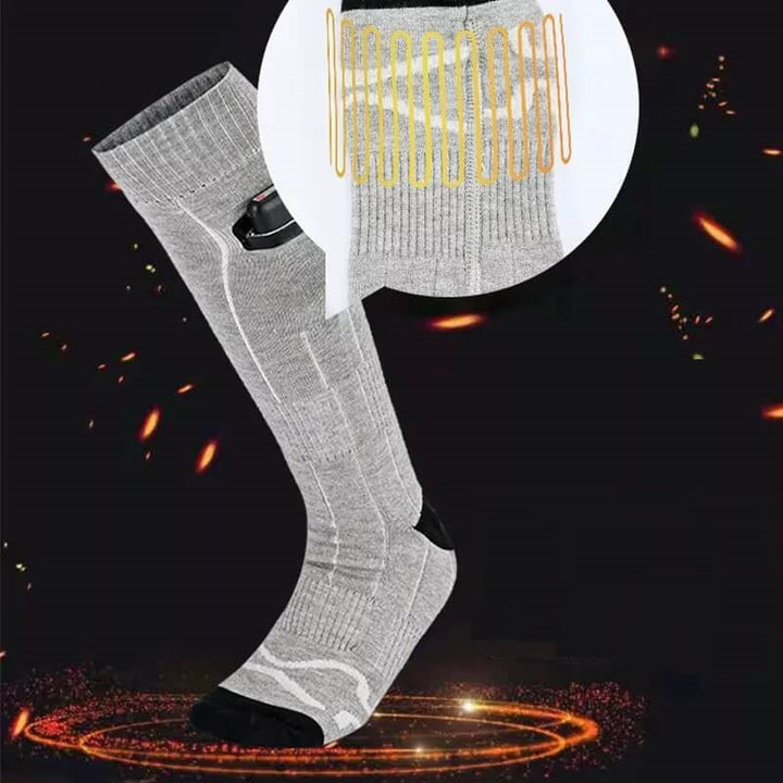 Lucille | Unisex Heated Knee-High Socks