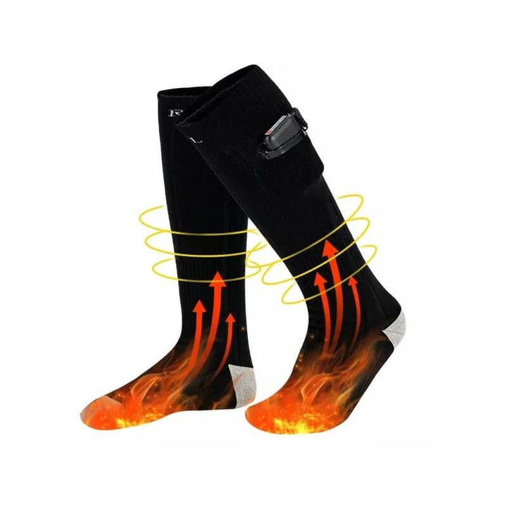 Lucille | Unisex Heated Knee-High Socks