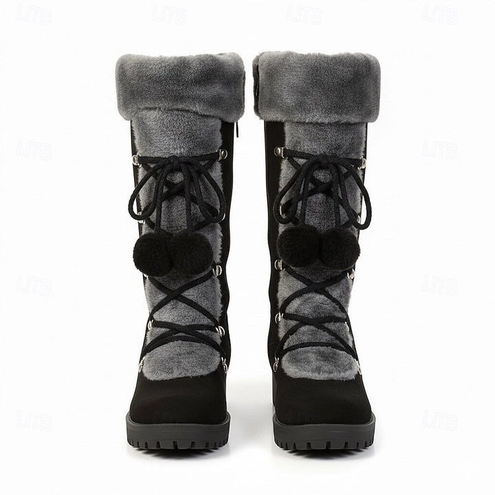 Pandora | Women's Lace-Up Mid-Calf Winter Boots