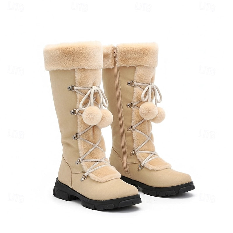 Pandora | Women's Lace-Up Mid-Calf Winter Boots