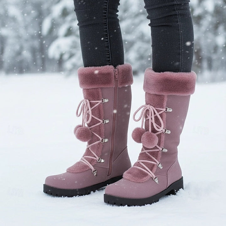 Pandora | Women's Lace-Up Mid-Calf Winter Boots